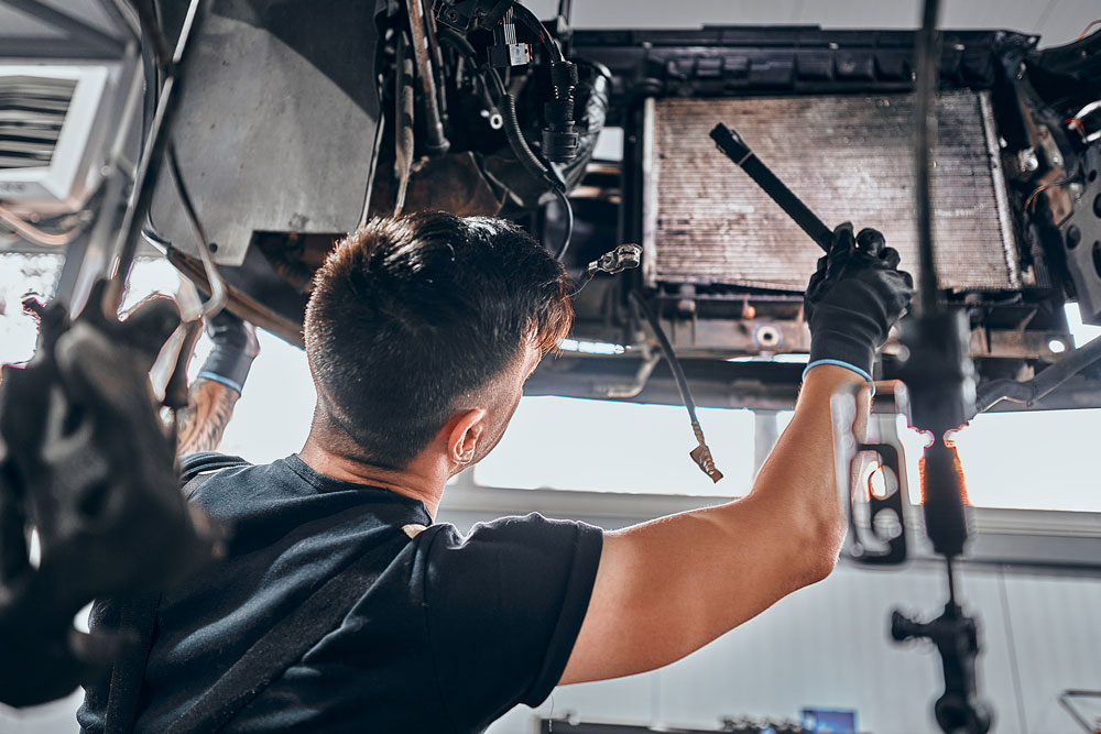 Radiator repair and cooling system service at Wild Rides in Racine, WI