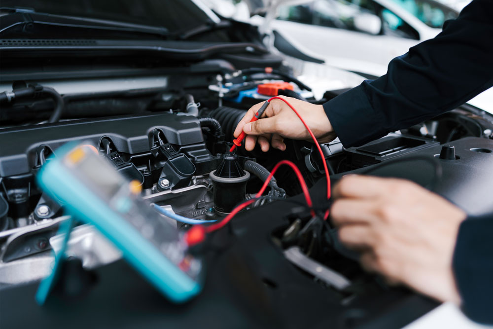 Electrical system diagnostic testing at Wild Rides in Racine, WI